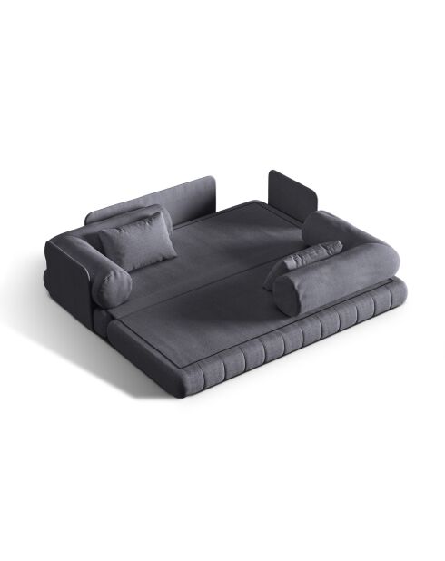 Sofá cama Daisy de 3 plazas Grafito - 206x95x70 cm