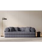 Sofá cama Daisy de 3 plazas Grafito - 206x95x70 cm