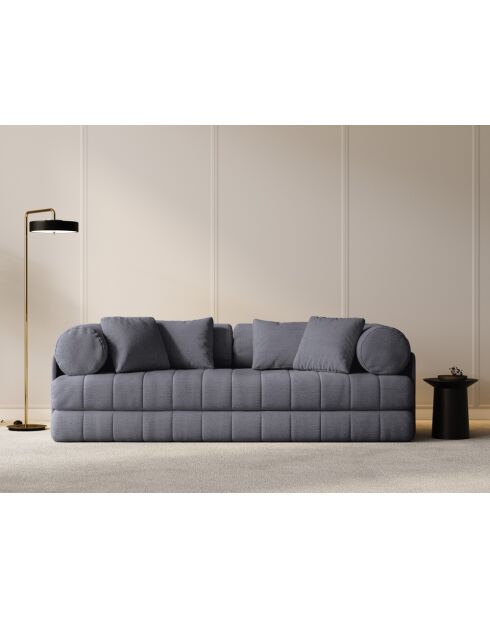 Sofá cama Daisy de 3 plazas Grafito - 206x95x70 cm