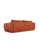 Sofá cama Vanda de 3 plazas con caja de almacenamiento Terracota - 244x97x91 cm