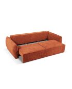Sofá cama Vanda de 3 plazas con caja de almacenamiento Terracota - 244x97x91 cm
