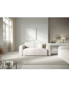 Sofá Boucle Jasmin de 2 plazas beige - 170x95x72