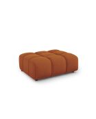 Pouf velours Aster 1 place Terracotta - 102x80x43
