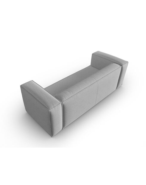 Graues 4-Sitzer-Sofa Verbena - 230x94x73