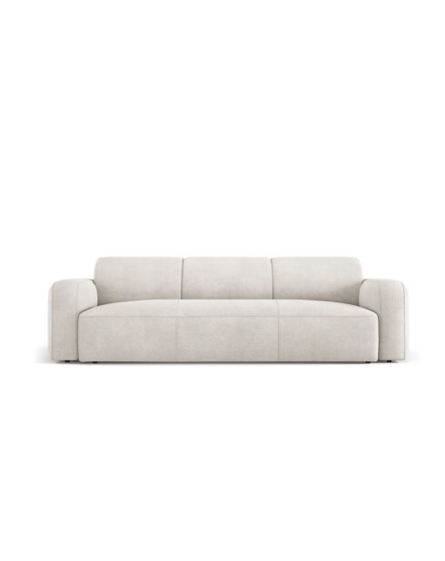 Sofá Boucle Jasmin de 3 plazas beige - 235x95x72