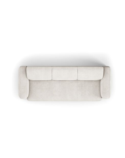 Sofá Boucle Jasmin de 3 plazas beige - 235x95x72