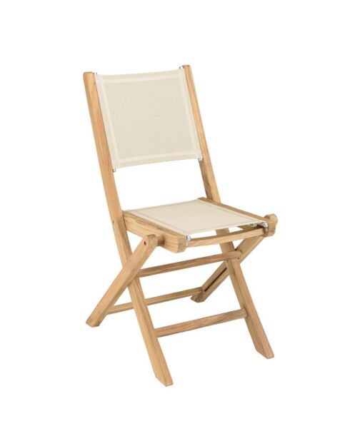 Gartenmöbelset 8/10 Personen - 1 rechteckiger Tisch Modell Vieste und 6 beigefarbene Stühle