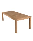 Set de muebles de jardín para 8/10 personas - 1 mesa rectangular modelo Vieste y 6 sillas beige