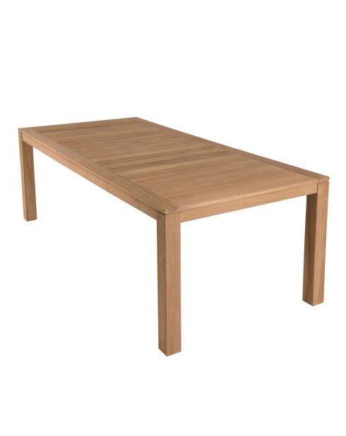 Gartenmöbelset 8/10 Personen - 1 rechteckiger Tisch Modell Vieste und 6 beigefarbene Stühle