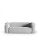 Graues 3-Sitzer-Sofa Verbena - 200x94x73 cm