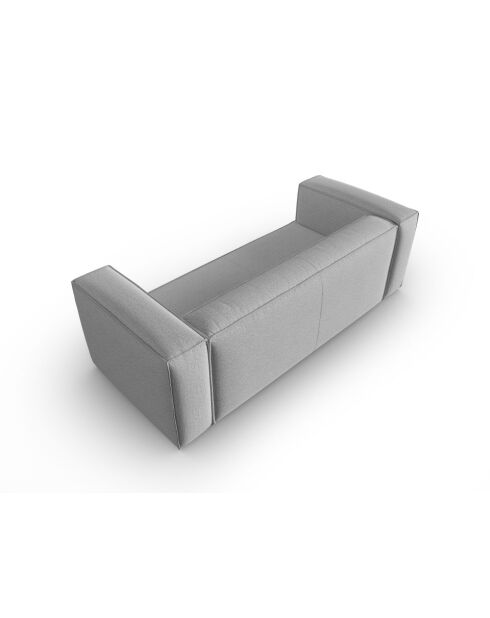 Graues 3-Sitzer-Sofa Verbena - 200x94x73 cm