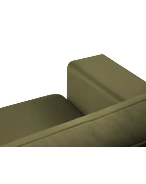 Hebe 1-zits fluwelen fauteuil Groen - 121x93x83 cm