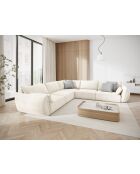 Vanda 7-zits symmetrische hoekbank lichtbeige - 286x286x85 cm