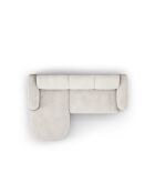 Boucle Jasmin Divano ad Angolo Destro 4 Posti Beige - 250x170x72