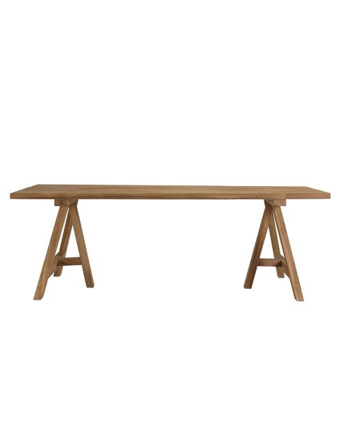 Loungeset voor 6 tot 8 personen - 1 rechthoekige tuineettafel - beige en wit