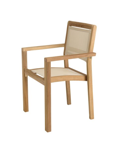 Juego de muebles de jardín para 10/12 personas: 1 mesa ovalada extensible y 8 sillones de color beige