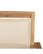 Juego de muebles de jardín para 10/12 personas: 1 mesa ovalada extensible y 8 sillones de color beige