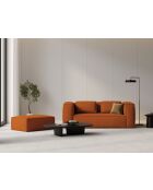 Pouf Verbena 1 place Terracotta - 100x69x40