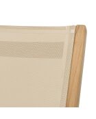 Bain de soleil textilène beige