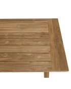8/10 persoons tuinmeubelset - 1 rechthoekige eettafel en 8 tuinstoelen - Beige en wit