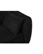 Vanda 4-zits converteerbare linkerhoekbank met opbergbox Zwart - 252x165x87 cm