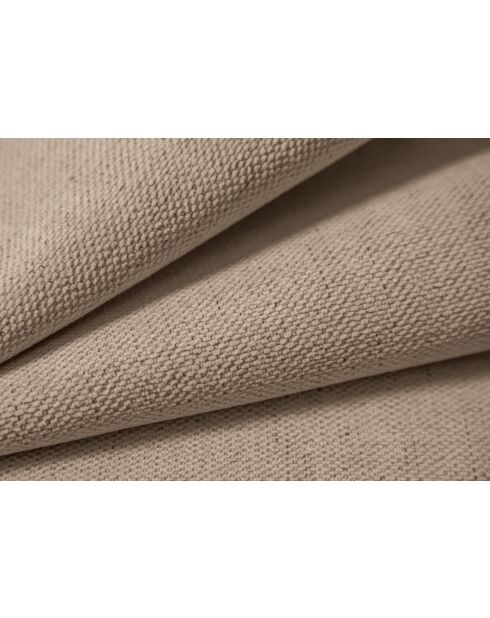 Linkes Ecksofa aus Strukturstoff Agave 3-Sitzer Cappuccino - 270x160x75 cm