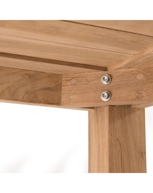 Set mobili da giardino 8/10 persone - 1 tavolo rettangolare modello Vieste e 6 poltrone beige