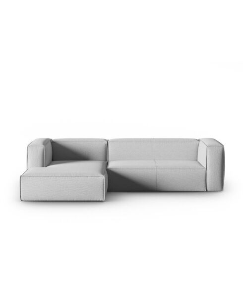 Verbena 4-Sitzer-Ecksofa rechts Grau - 282x166x73
