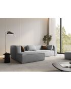 Verbena 4-Sitzer-Ecksofa rechts Grau - 282x166x73