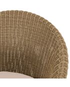 8/10 persoons tuinmeubelset - 1 rechthoekige eettafel en 8 tuinstoelen - Beige en wit