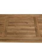 8/10 persoons tuinmeubelset - 1 rechthoekige eettafel en 8 tuinstoelen - Beige en wit