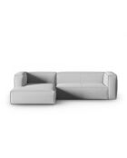 Verbena 4-Sitzer-Ecksofa links Grau - 282x166x73