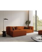 Verbena 4-Sitzer rechtes Ecksofa Terracotta - 282x166x73