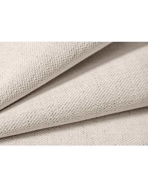 Linkes Ecksofa aus Strukturstoff Agave 3-Sitzer Hellbeige - 270x160x75 cm