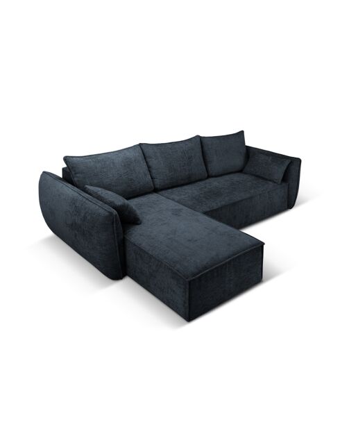 Vanda 4-zits converteerbare linkerhoekbank met opbergbox Royal Blue - 252x165x87 cm