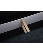 Divano angolare sinistro trasformabile Vanda a 4 posti con contenitore Royal Blue - 252x165x87 cm