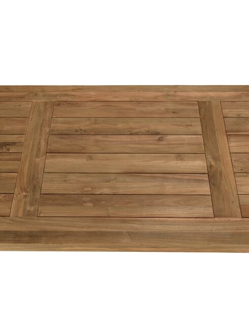 Gartenmöbelset 8/10 Personen - 1 rechteckiger Esstisch und 8 beigefarbene Gartenstühle