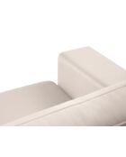 Fauteuil en velours Hebe 1 place Beige - 121x93x83 cm