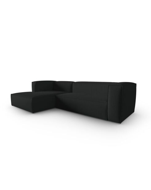 Verbena 4-Sitzer-Ecksofa rechts Anthrazit - 282x166x73