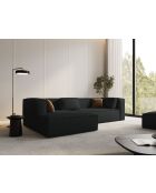 Verbena 4-Sitzer-Ecksofa rechts Anthrazit - 282x166x73
