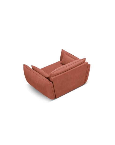 Fauteuil Vanda 1 place Terracotta - 128x110x85 cm