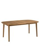 Uitschuifbare tuintafel in geolied acacia 180/240x110cm beige
