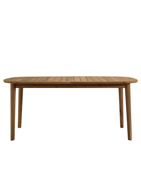 Uitschuifbare tuintafel in geolied acacia 180/240x110cm beige