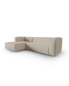 Sofá esquinero derecho de 4 plazas Verbena Beige - 282x166x73