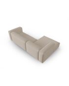 Sofá esquinero derecho de 4 plazas Verbena Beige - 282x166x73