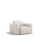 Poltrona Bouclé Jasmin 1 posto Beige - 105x95x72