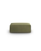 Pouf velours Verbena 1 place Vert Clair - 100x69x40