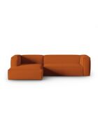 Verbena 4-zits hoekbank links Terracotta - 282x166x73