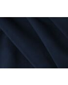 Canapé d'angle gauche velours Verbena 4 places Bleu Roi - 282x166x73