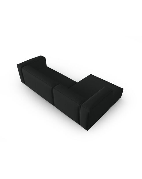 Verbena 4-Sitzer-Ecksofa links Anthrazit - 282x166x73